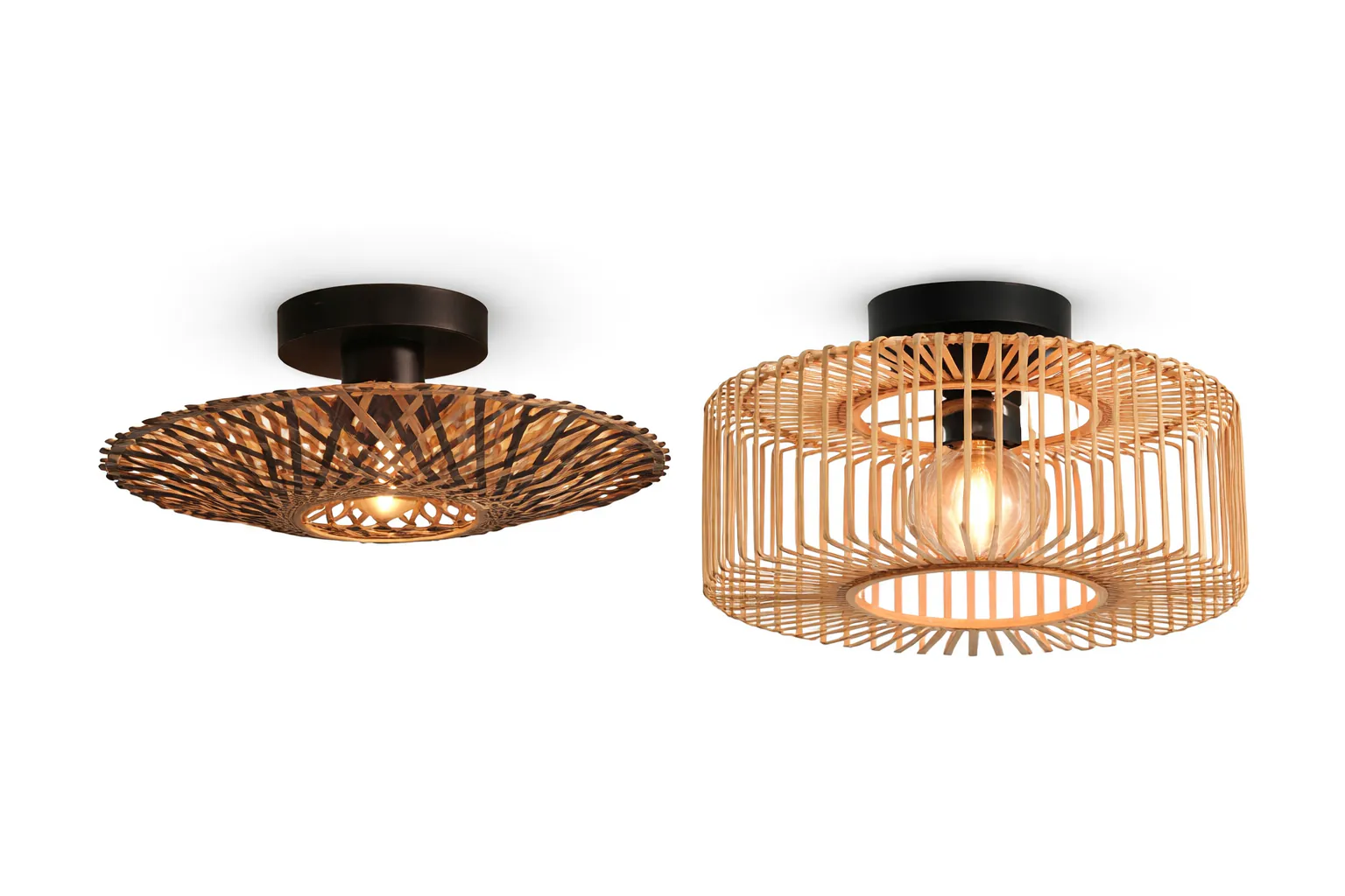 Bambus Deckenleuchten