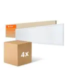 Mehrfachpackung 4x Ledvance LED Panel Compact Aluminium Weiß 33W 3630lm - 840  | 120x30cm