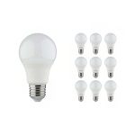 Mehrfachpackung 10x Classic LED E27 Birne Matt 4.9W 480lm - 840 Kaltweiß | Ersatz für 40W