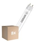 Lot 8x Osram Tube LED T8 (EM/Direct 230V) Standard Output 5.4W 585lm - 830 Blanc Chaud | 44cm - Remplacement 15W
