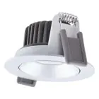Ledvance Spot LED Adjust Aluminium Argent 8W 680lm 36D - 930 Blanc Chaud | Diamètre 68mm - IP20 - Meilleur rendu des couleurs - Dimmable